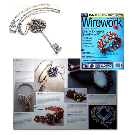 Bead&Button's Wirework magazine Iza Malczyk