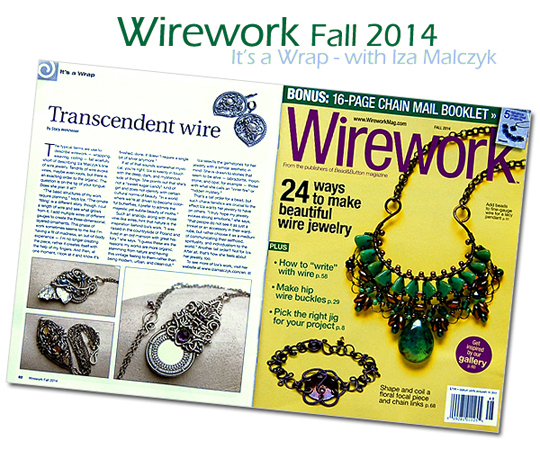 Bead&Button's Wirework magazine Iza Malczyk